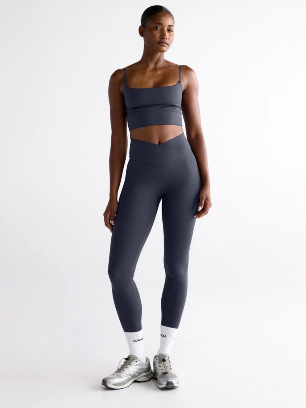 ADANOLA Ultimate Wrap Leggings In Midnight Blue